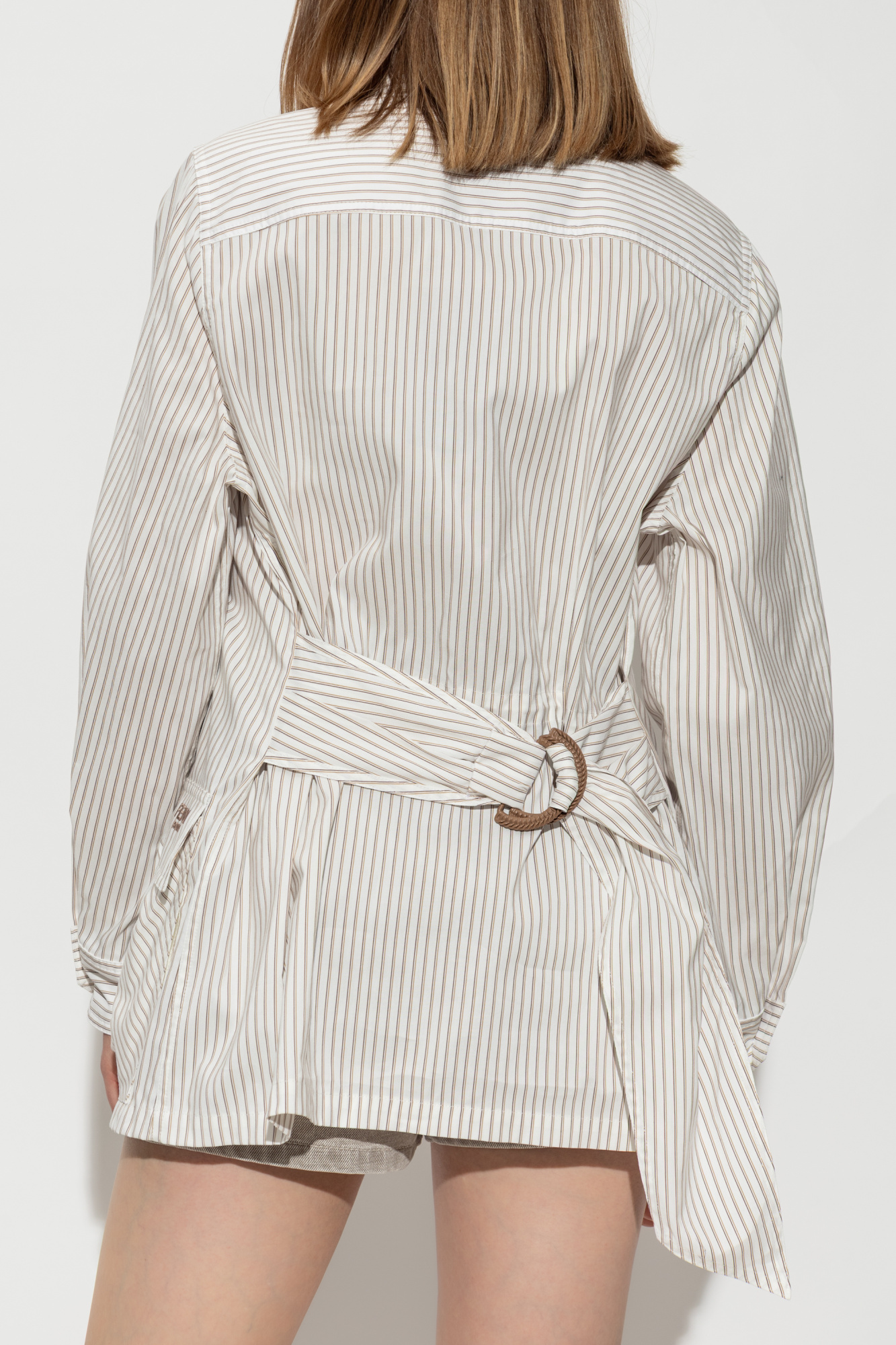 White Jacket with stripe pattern Fendi - Vitkac Italy